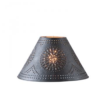 Empire Patina Finish Star Design Many Sizes Rustic Tin Lamp Shade 