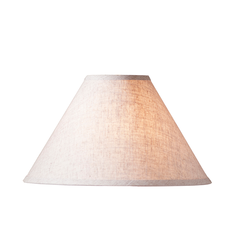 15-Inch Ivory Linen Flared Shade
