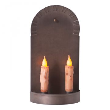 2-Candle Colonial Sconce
