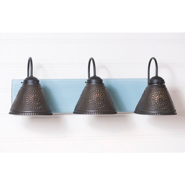 Country 4 Light Bathroom Vanity Light in Earl Gray Farmhouse Decor