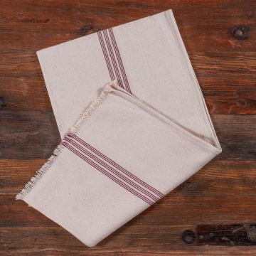 Burgundy Center Stripe 60-Inch Table Runner
