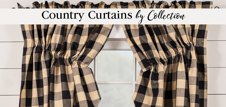 Country Primitive Style Curtains By Collection Irvin S Tinware