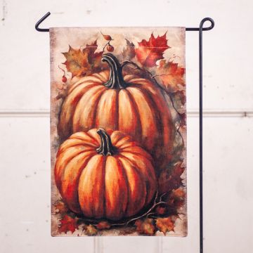 Harvest Pumpkins Garden Flag
