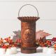 Mini Tartwarmer with Regular Star in Rustic Tin