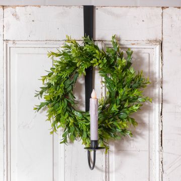 Over the Door Wreath and Candle Holder