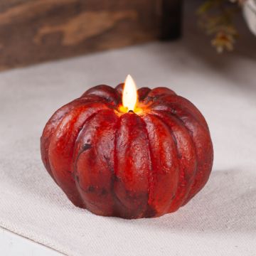 Small Moving Flame Battery Pumpkin Candle