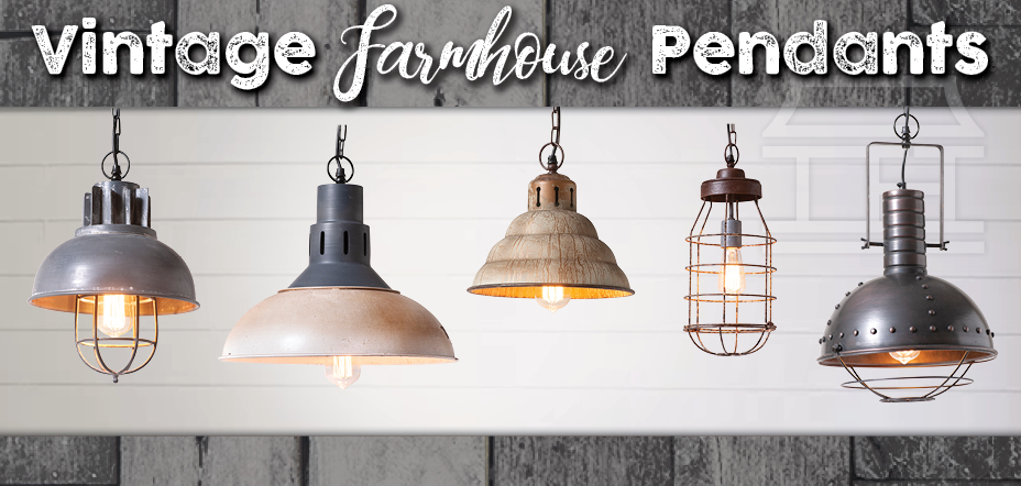 Primitive Country Farmhouse Hanging, Old Farmhouse Light Fixtures