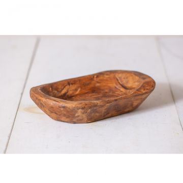 Wooden Stained Mini Bowl