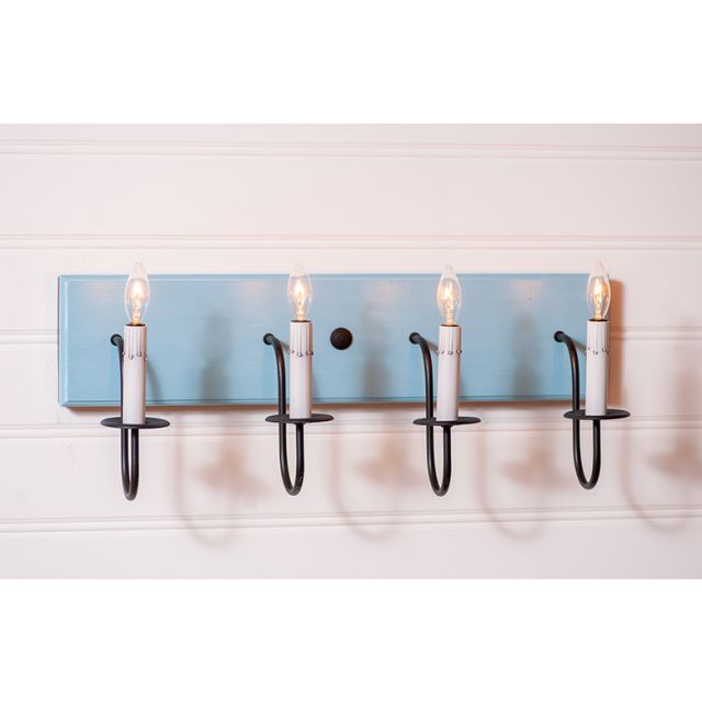 4-Light Vanity Light in Misty Blue