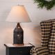 Tinner&#39;s Revere Lamp with Linen Tapered Shade