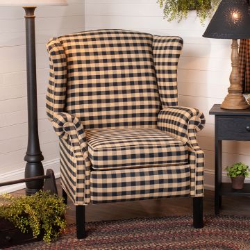 Reclining Classic Wingback Chair