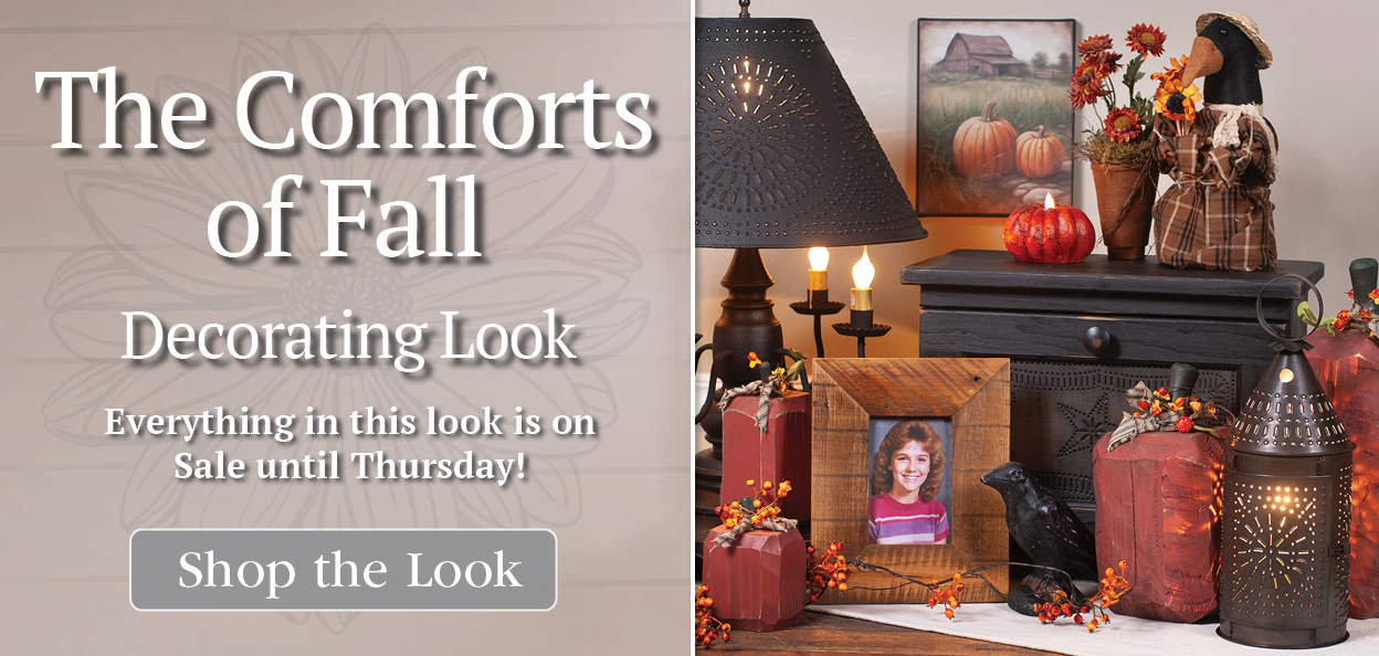 Rustic Country Decorating Look - The Comforts of Fall