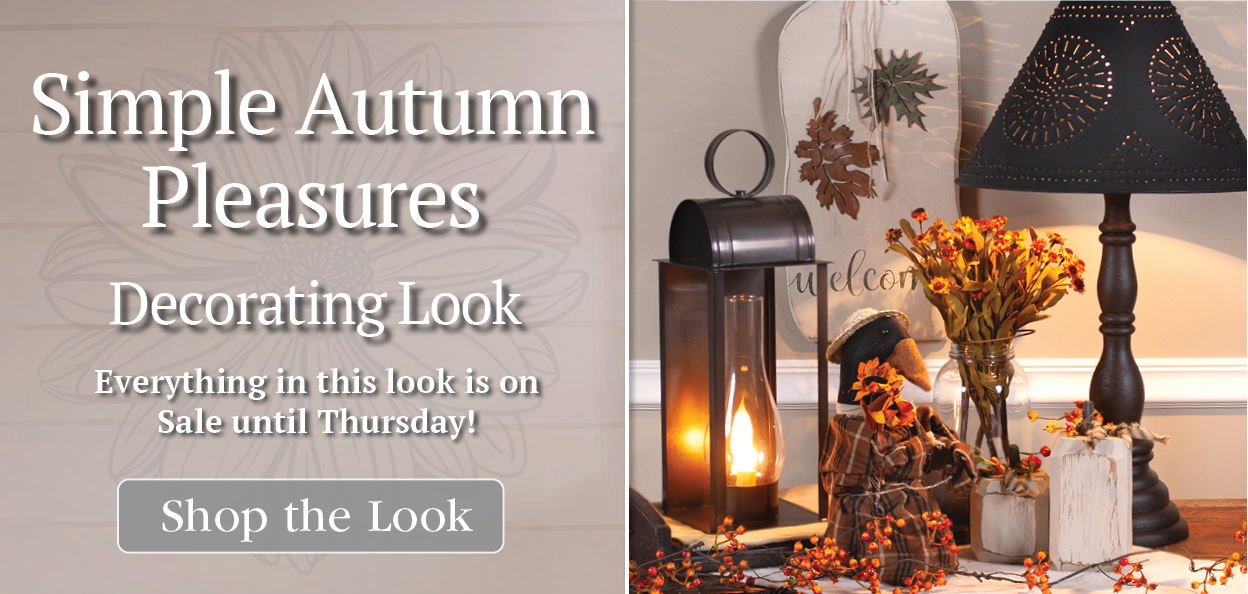 Simple Autumn Pleasures Decorating Look