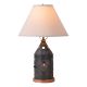 Tinner&#39;s Revere Lamp with Linen Tapered Shade