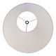 15-Inch Ivory Linen Flared Shade