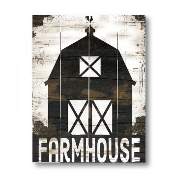 Farmhouse Barn Pallet Art 9.25 x 11.75-Inches