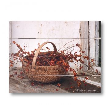 Bittersweet Basket Pallet Art 9.25 x 11.75-Inches