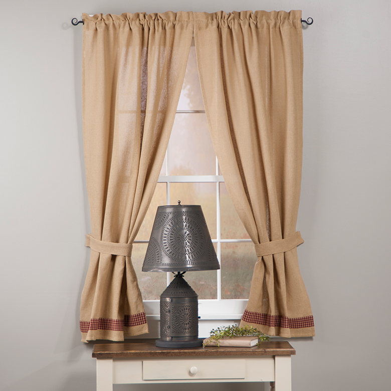 Country Primitive Style Curtains By Collection Irvin S Tinware