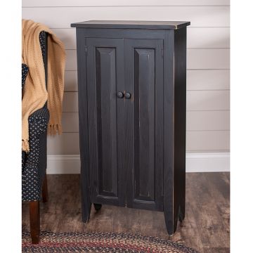 Double Colonial Cupboard in Black