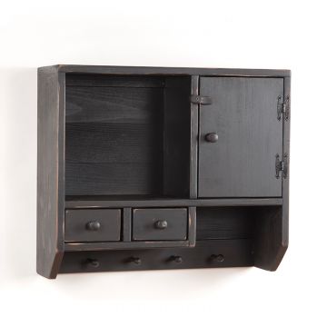 Cabin Cupboard in Black