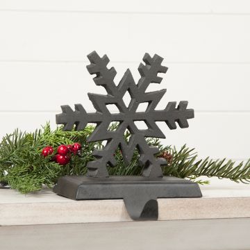 Iron Snowflake Stocking Holder