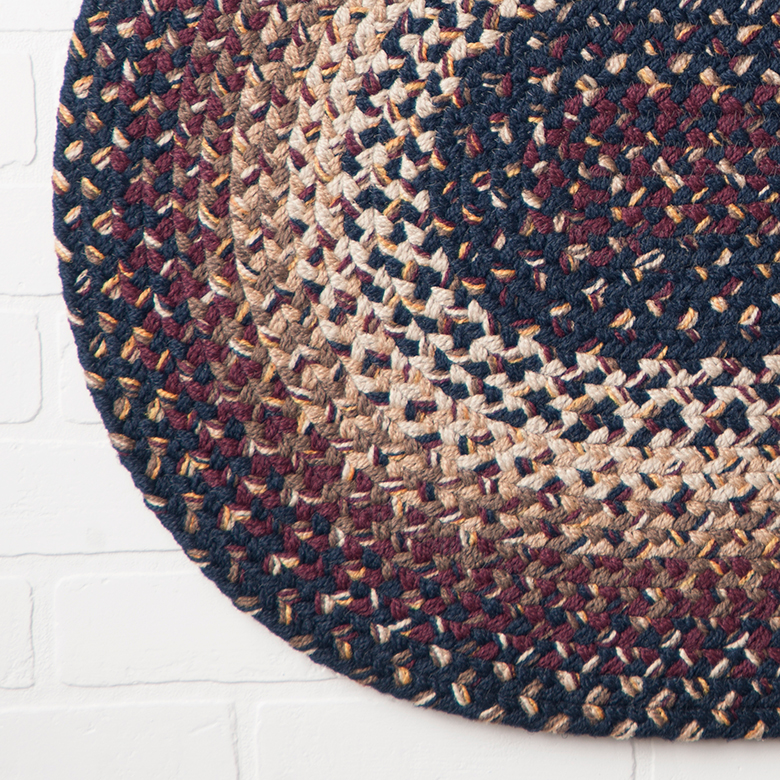 Irvins Tinware Farmhouse 2x3ft Oval Braided Rug