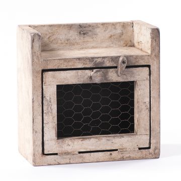Small Counter Box with chicken wire door