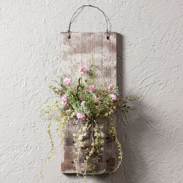 Floral Jar Wall Board