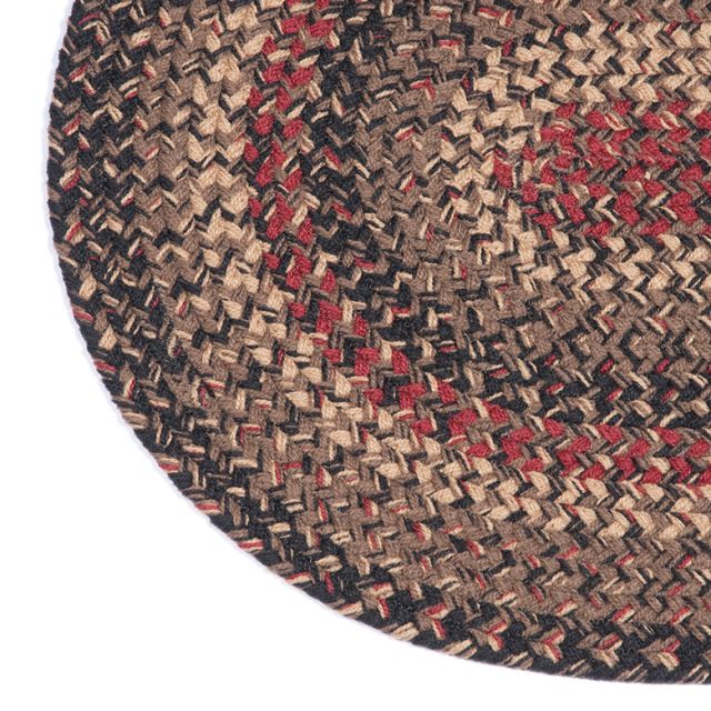 Irvins Tinware: Hearthside 5x7-ft Oval Braided Rug