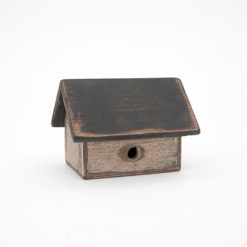 Small 1 Hole Birdhouse in White