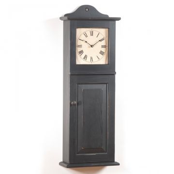 Pine Finger Joint Clock Rustic Clock Small Mantle Clock Farmhouse Clock Country Clock Small Wall Clock