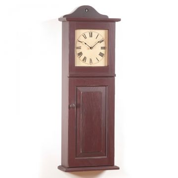 Franklin Clock in Sturbridge Red