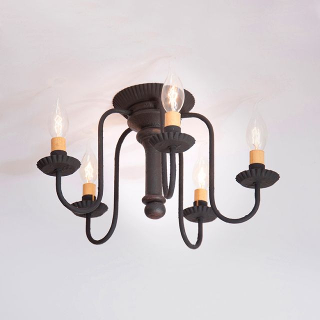 5 arm semi flush ceiling light new arrivals