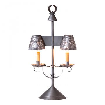 Bradford Student Lamp in Antique Tin
