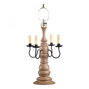 Bradford Lamp Base in Americana Pearwood