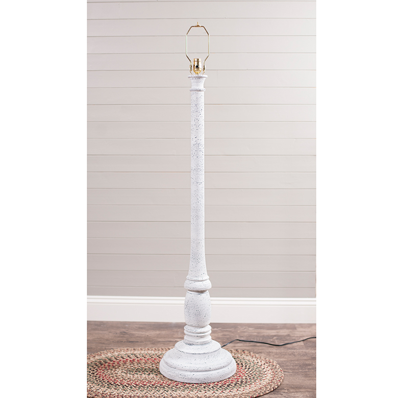 Brinton House Floor Lamp Base in Farmhouse White