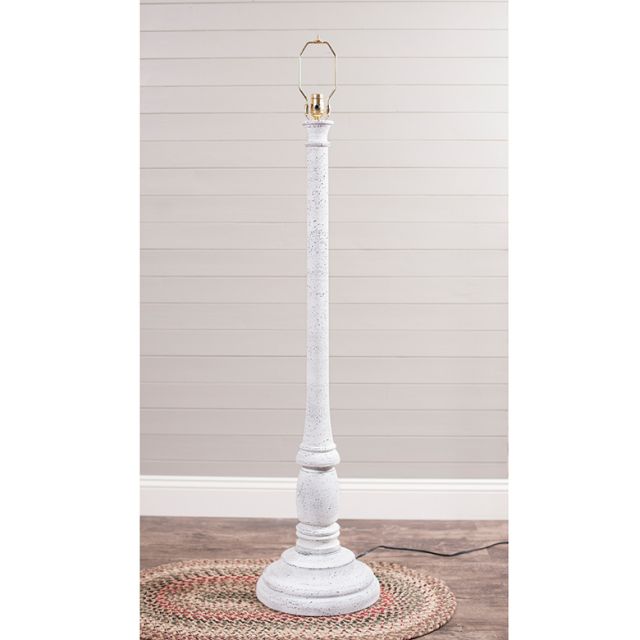 Brinton House Floor Lamp Base In, White Wood Floor Lamp Base