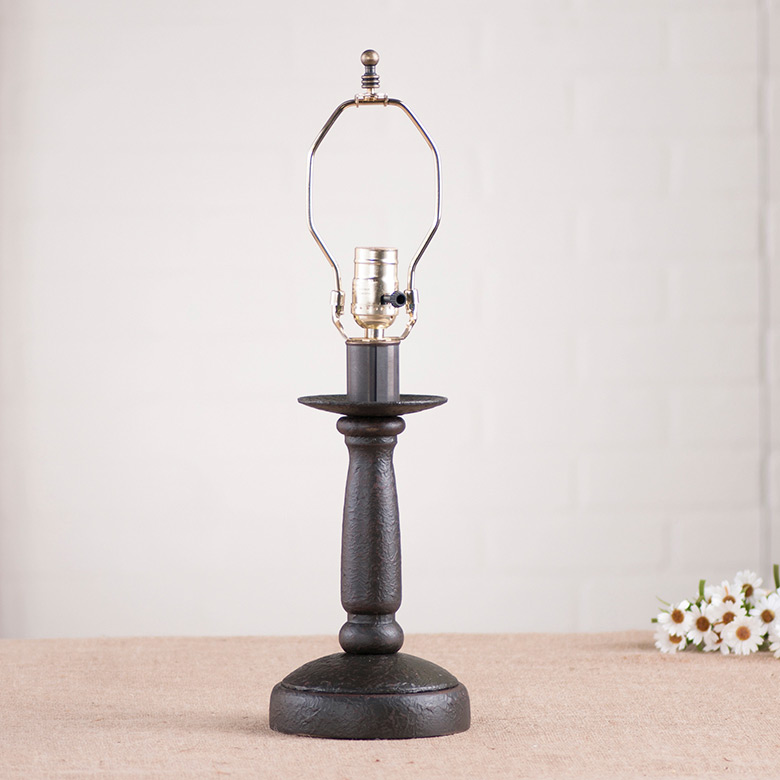 Butcher's Lamp Base in Americana Black