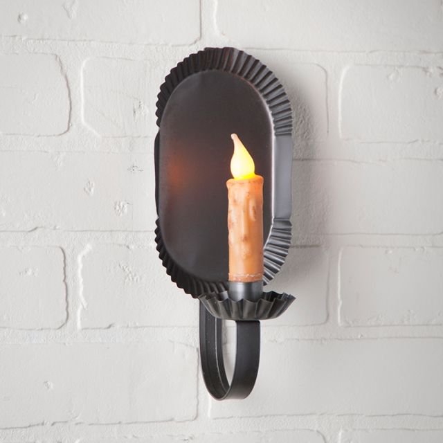 Irvin's Tinware Candle Wall Sconce 