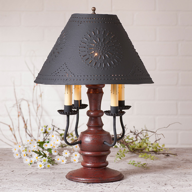 Maher 22 Table Lamp Gracie Oaks Base Color Americana Red