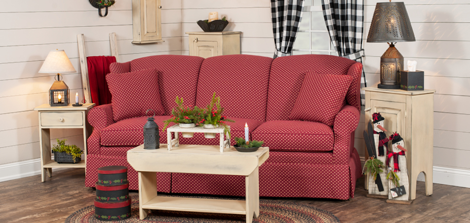 Shop this Room - Heritage Sofa in Snowflake Rose Cream
