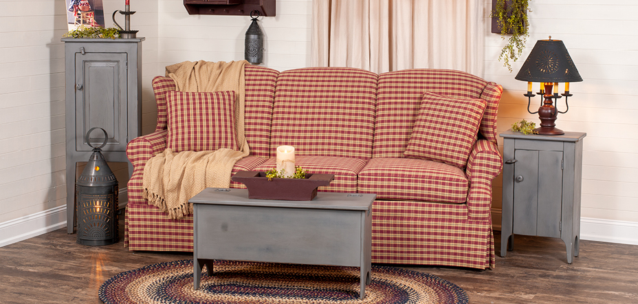 Shop this Room - Heritage Sofa in Churchill Rose Tan