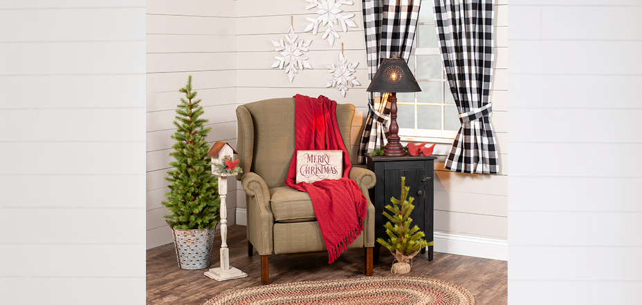 Shop this Room - Wingback Recliner in Tinpunch Sage