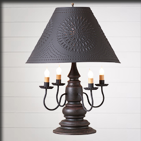 Country Primitive Bed And Bathroom Lighting Hardware Decor Irvins Bedside Lamps