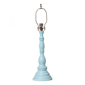 Davenport Lamp Base in Misty Blue