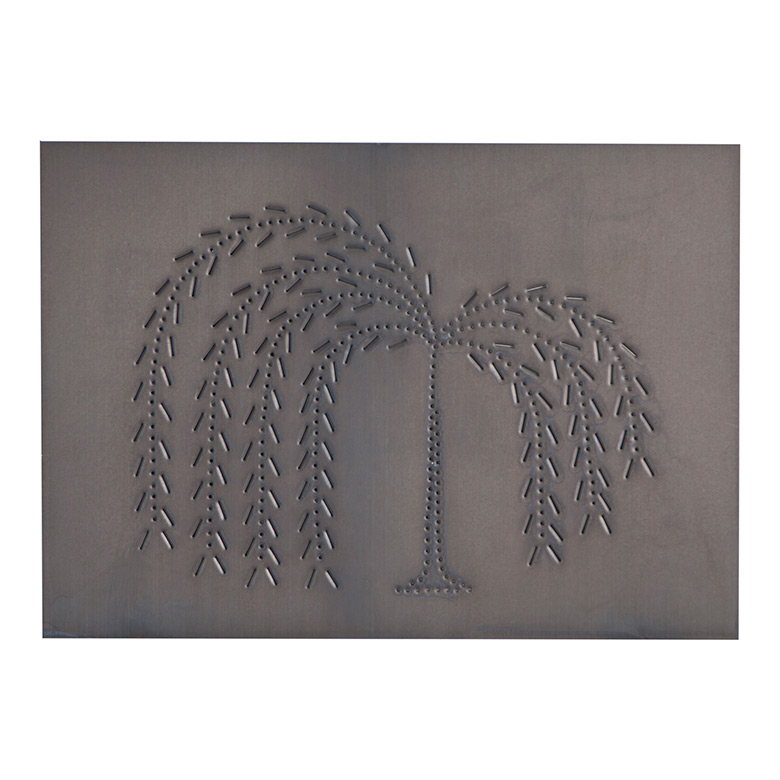 Horizontal Willow Panel in Kettle Black