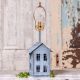 House Lamp Base in Weathered Zinc