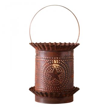 Jumbo Tartwarmer with Regular Star in Rustic Tin