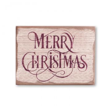 Merry Christmas Script Sign