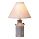 Milk Jug Lamp with Ivory Linen Shade